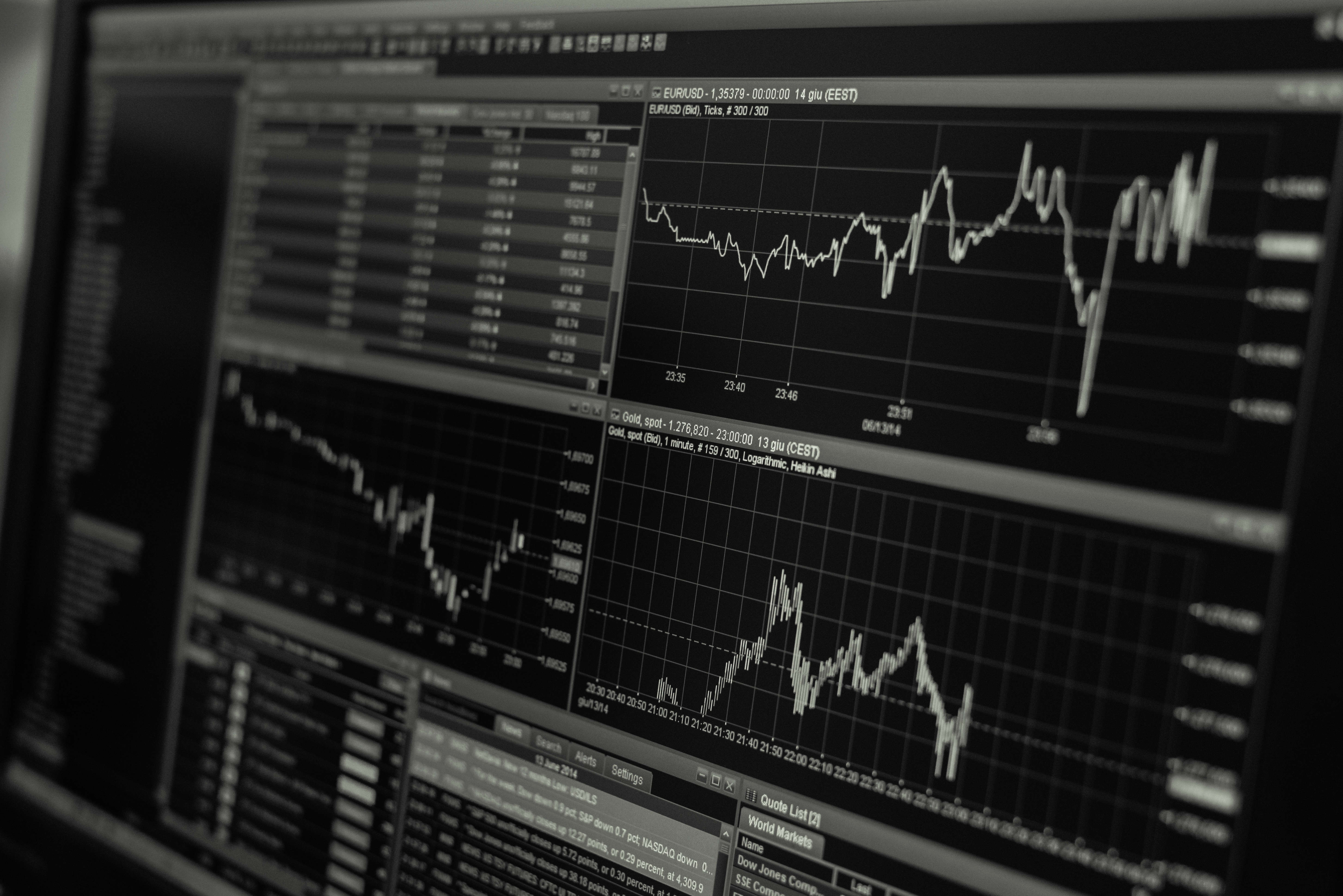 stock tickers