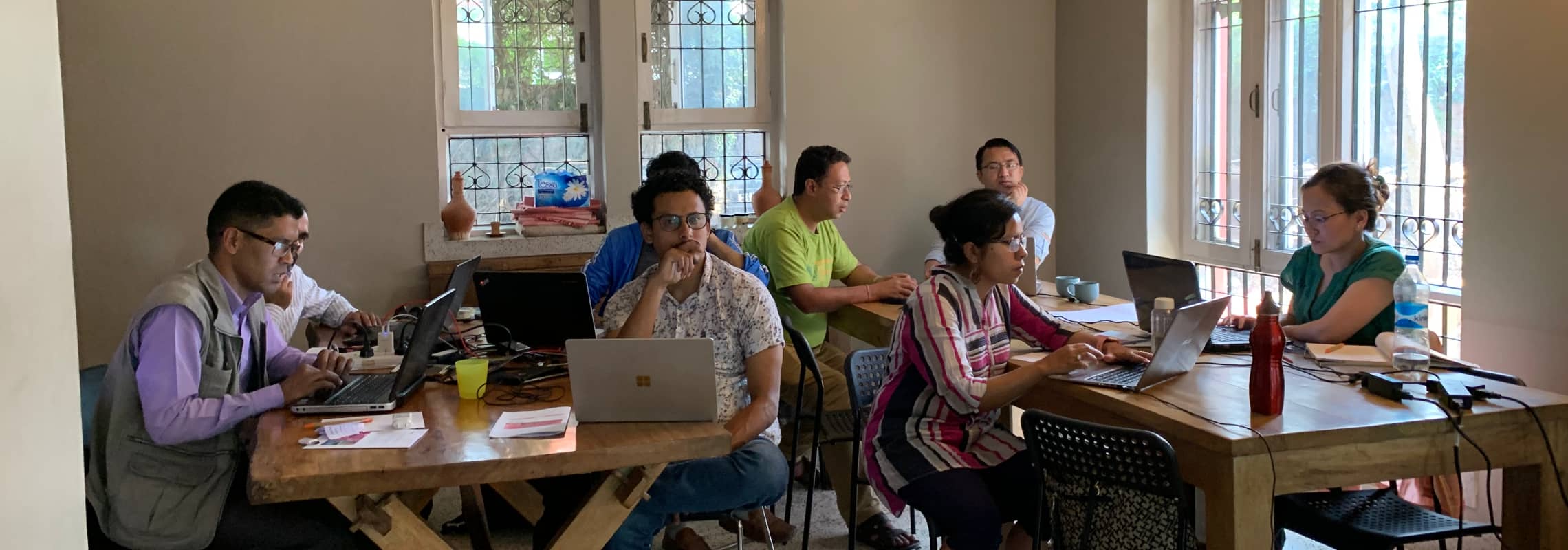 Students at laptops