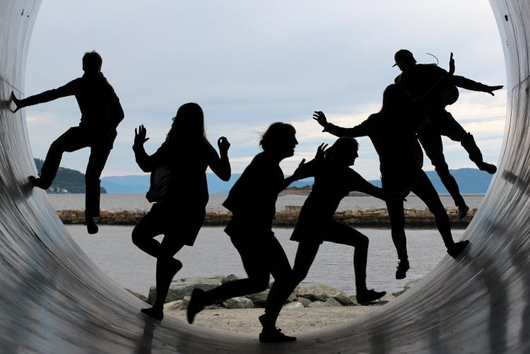 people playing